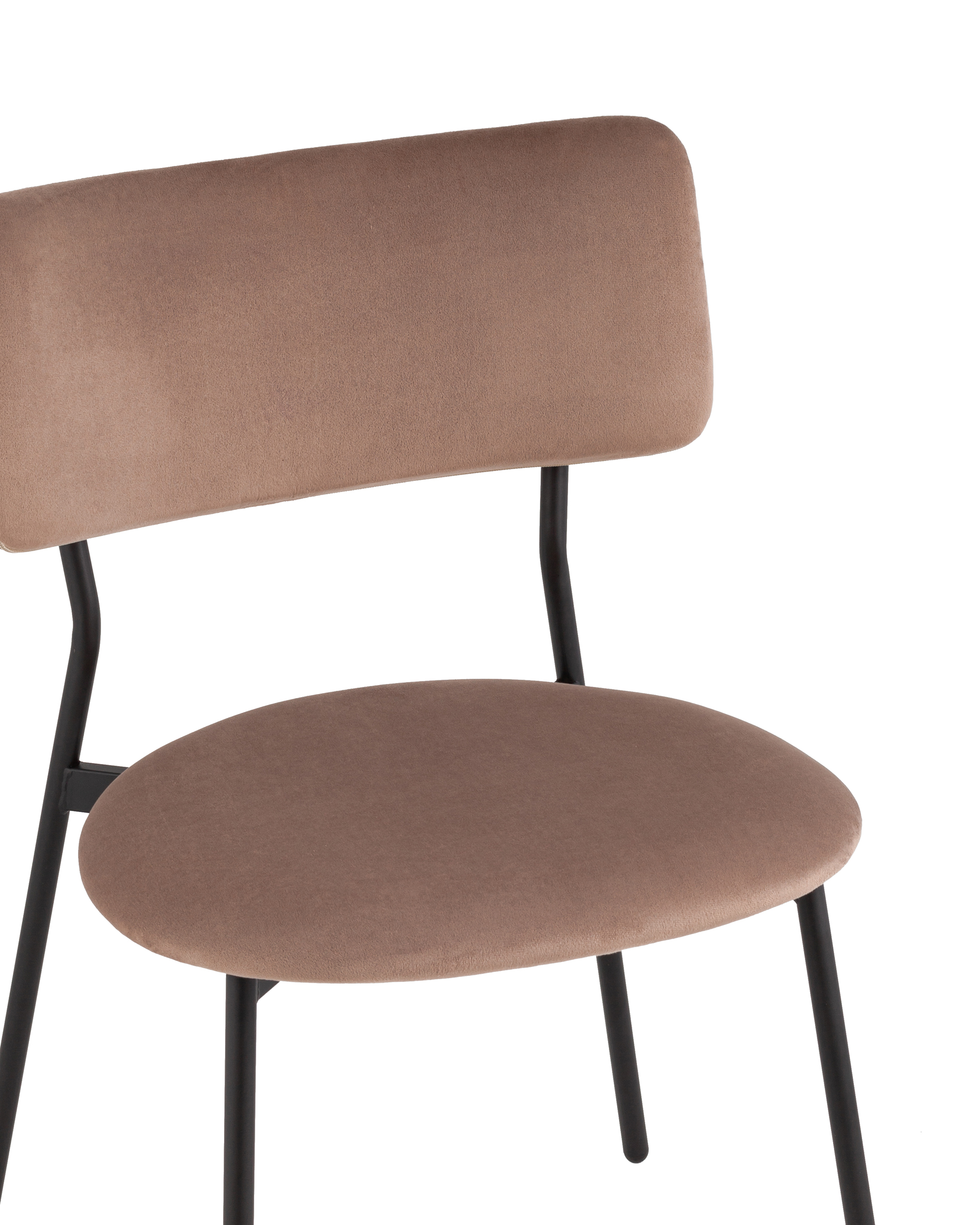 Стул Амелия велюр коричневый Stool Group