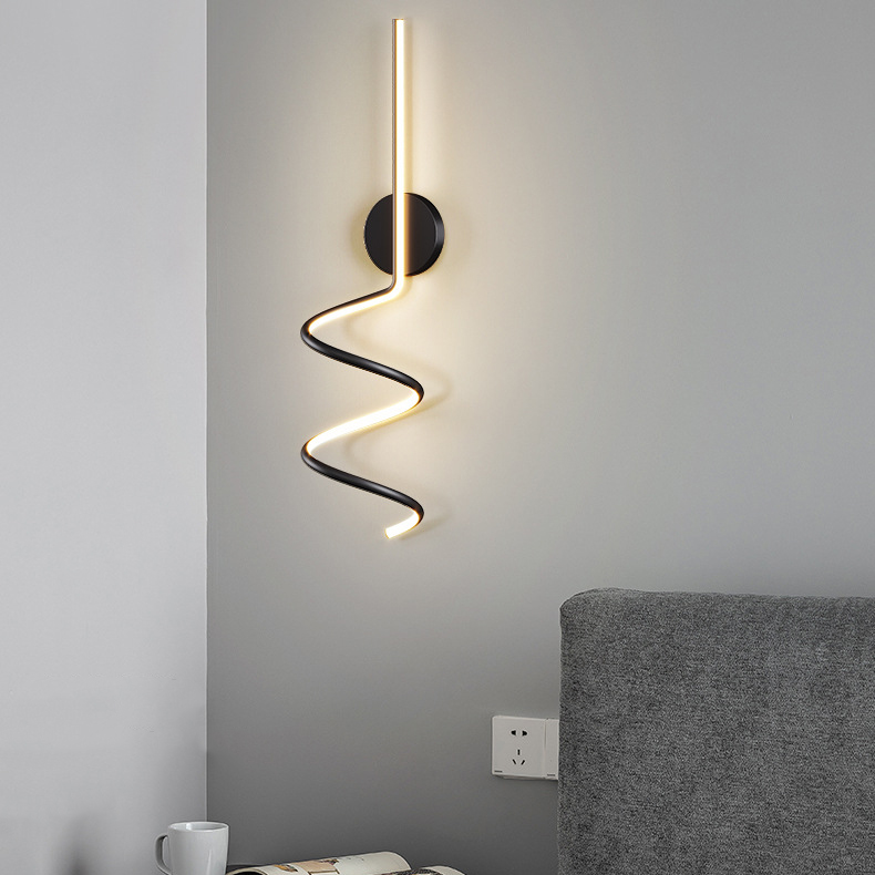 Настенный светильник DAMARIS WALL H70 Black Трехцветный свет by ImperiumLoft