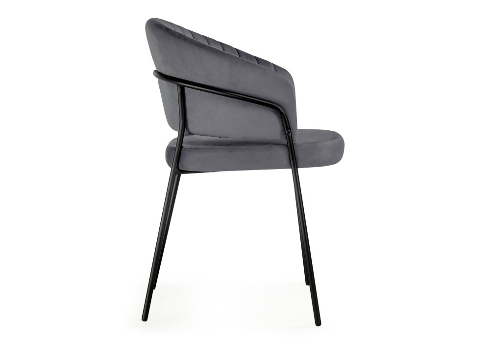 Стул Woodville Лео антрацитовый / черный 528456