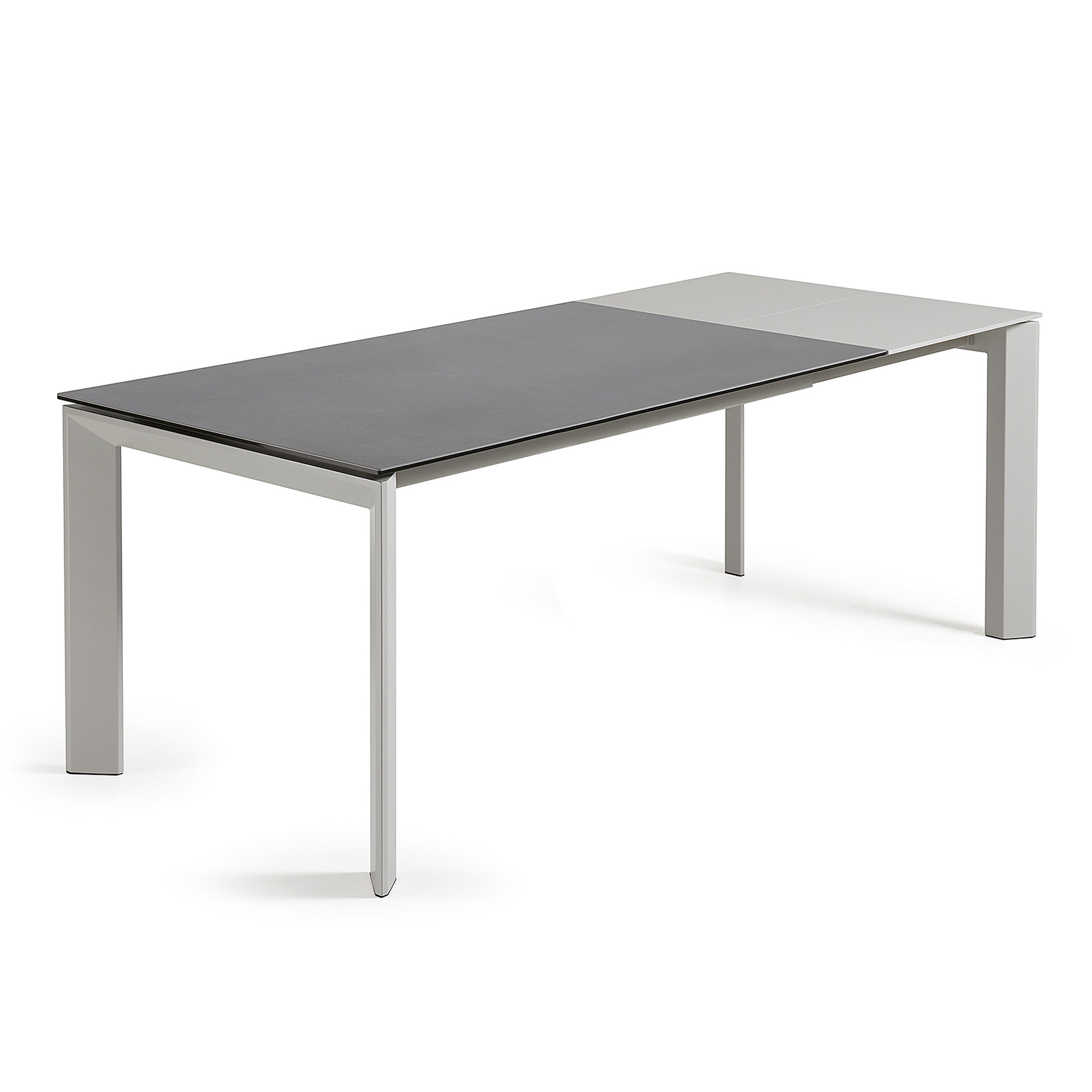 Стол Atta 160 (220) x90 серый керамический La Forma (ex Julia Grup)