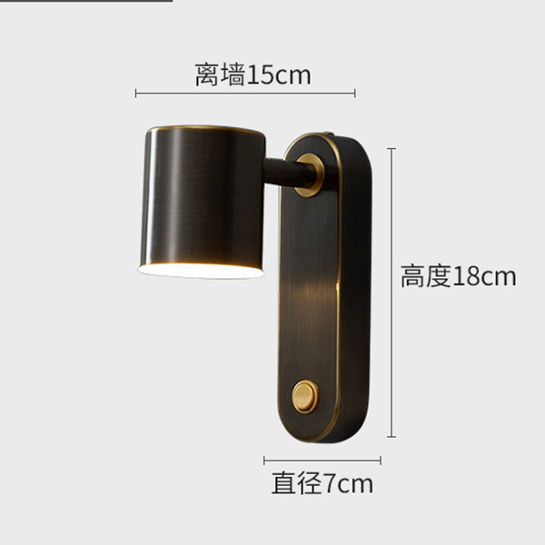 Настенный светильник KAPPA Brass by ImperiumLoft