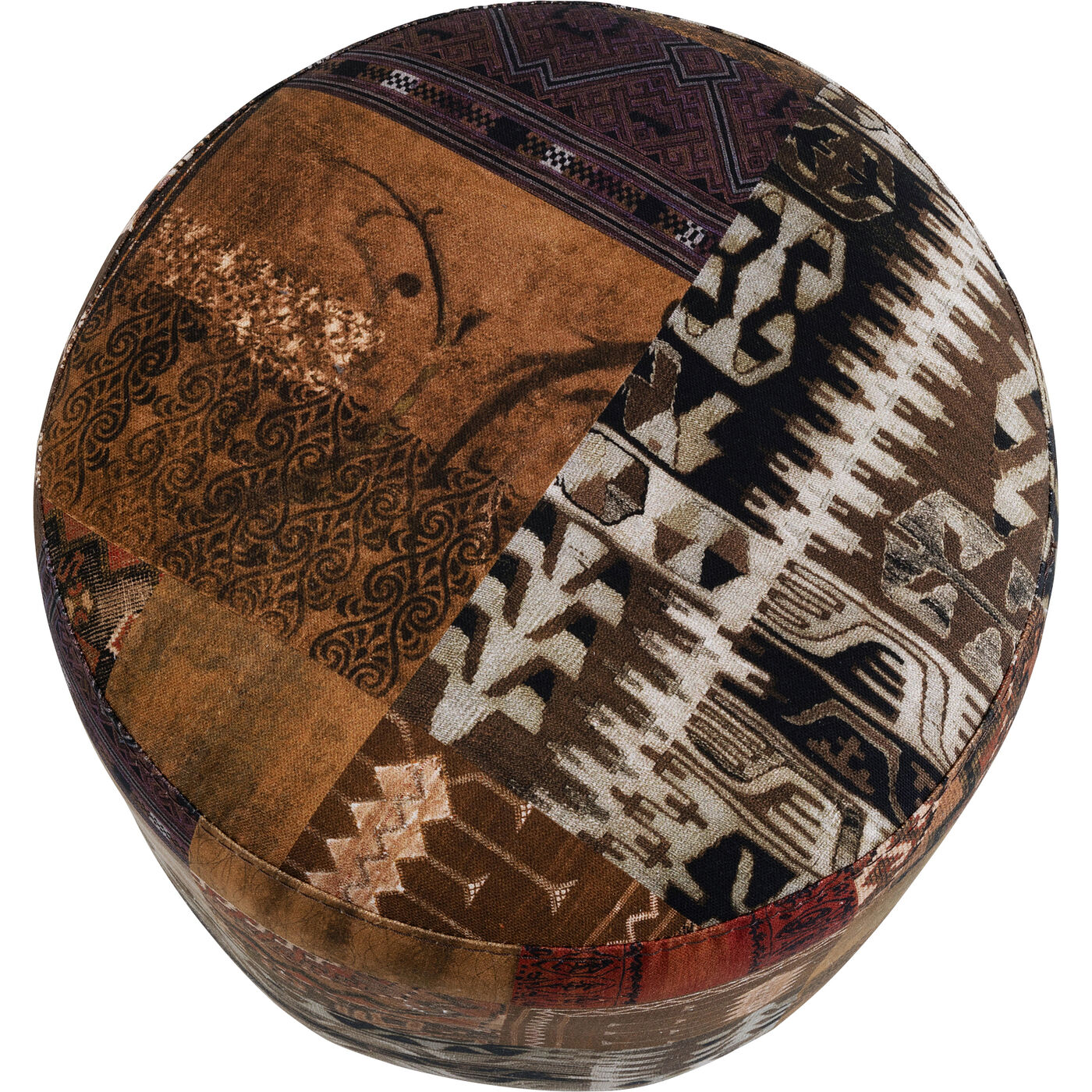 Пуф Cherry Tahiti Black Ø36cm Limited KARE 46249