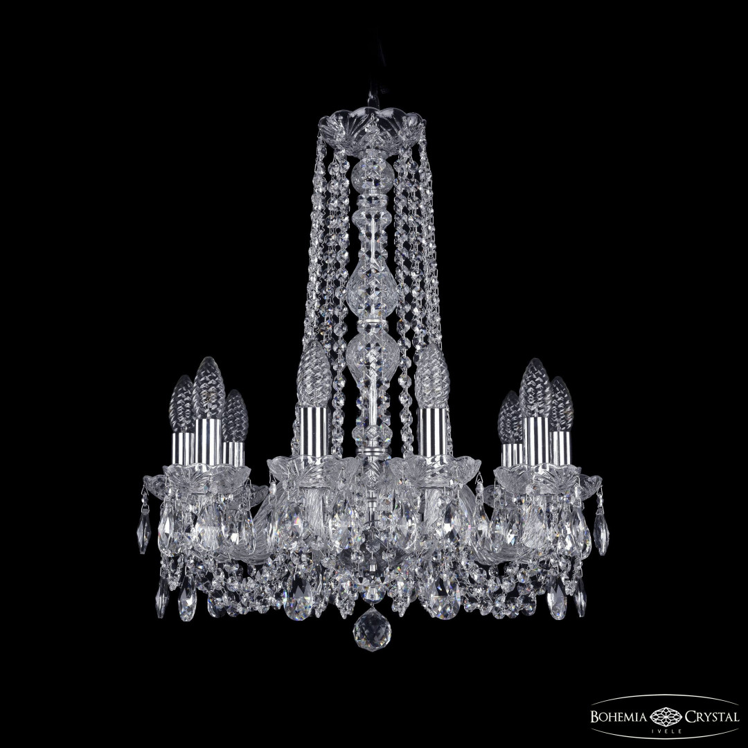 Люстра хрустальная 1402/10/160/h-59 Ni