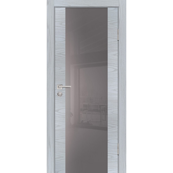 Межкомнатная дверь Graf P-7 серый лакобель Дуб скай серый (2000 х 700)