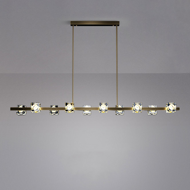 Потолочный светильник MICHAL LONG L8 Brass by ImperiumLoft