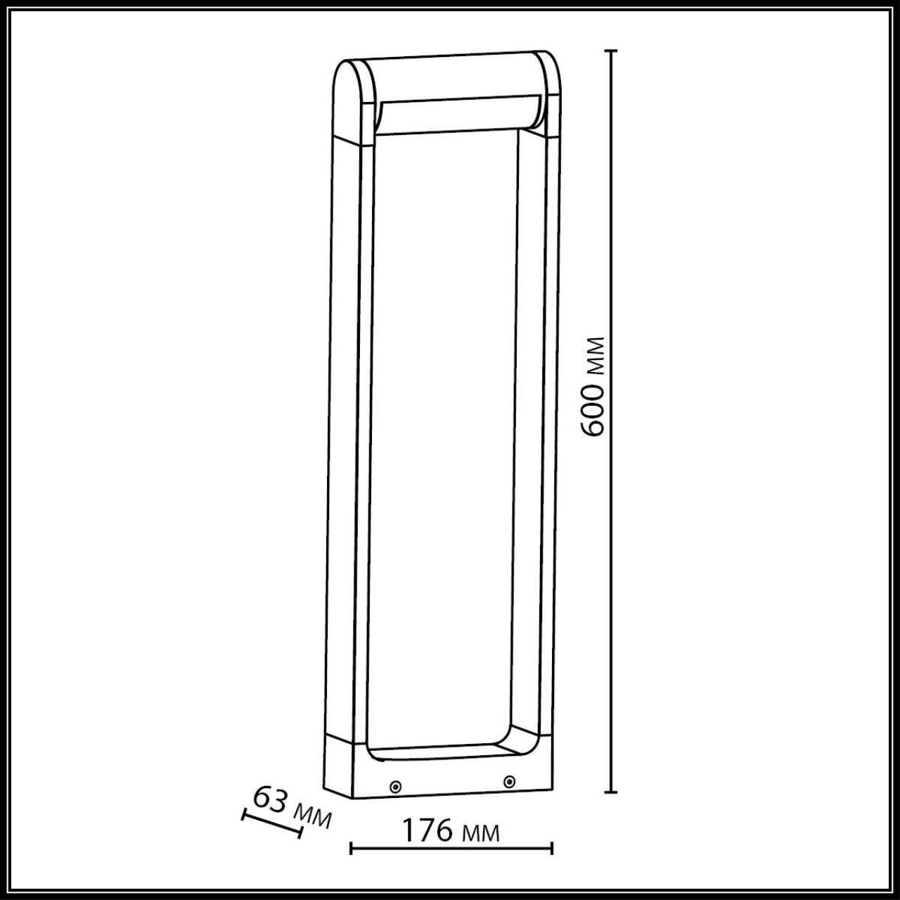 Ландшафтный светильник Odeon Light 7117/12GL