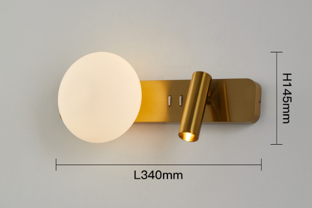 Настенный Светильник Bodvar Left Xl By Imperiumloft