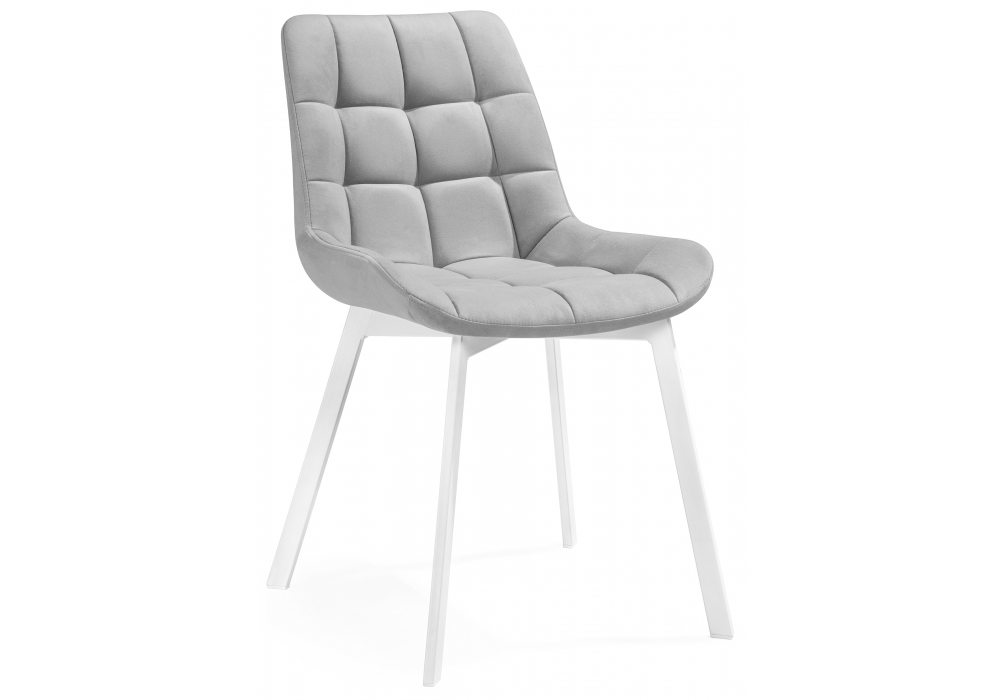 Стул Woodville Челси белый / светло-серый 489744