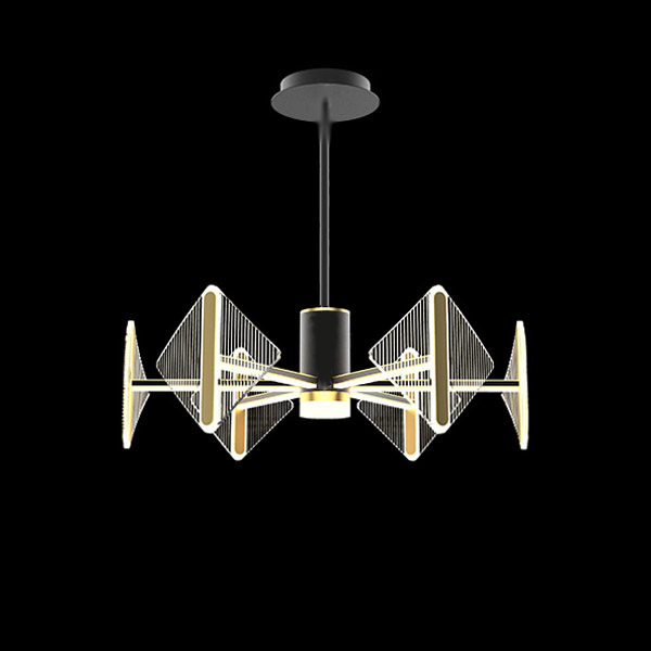 Потолочная люстра KEEN L8 Brass by ImperiumLoft