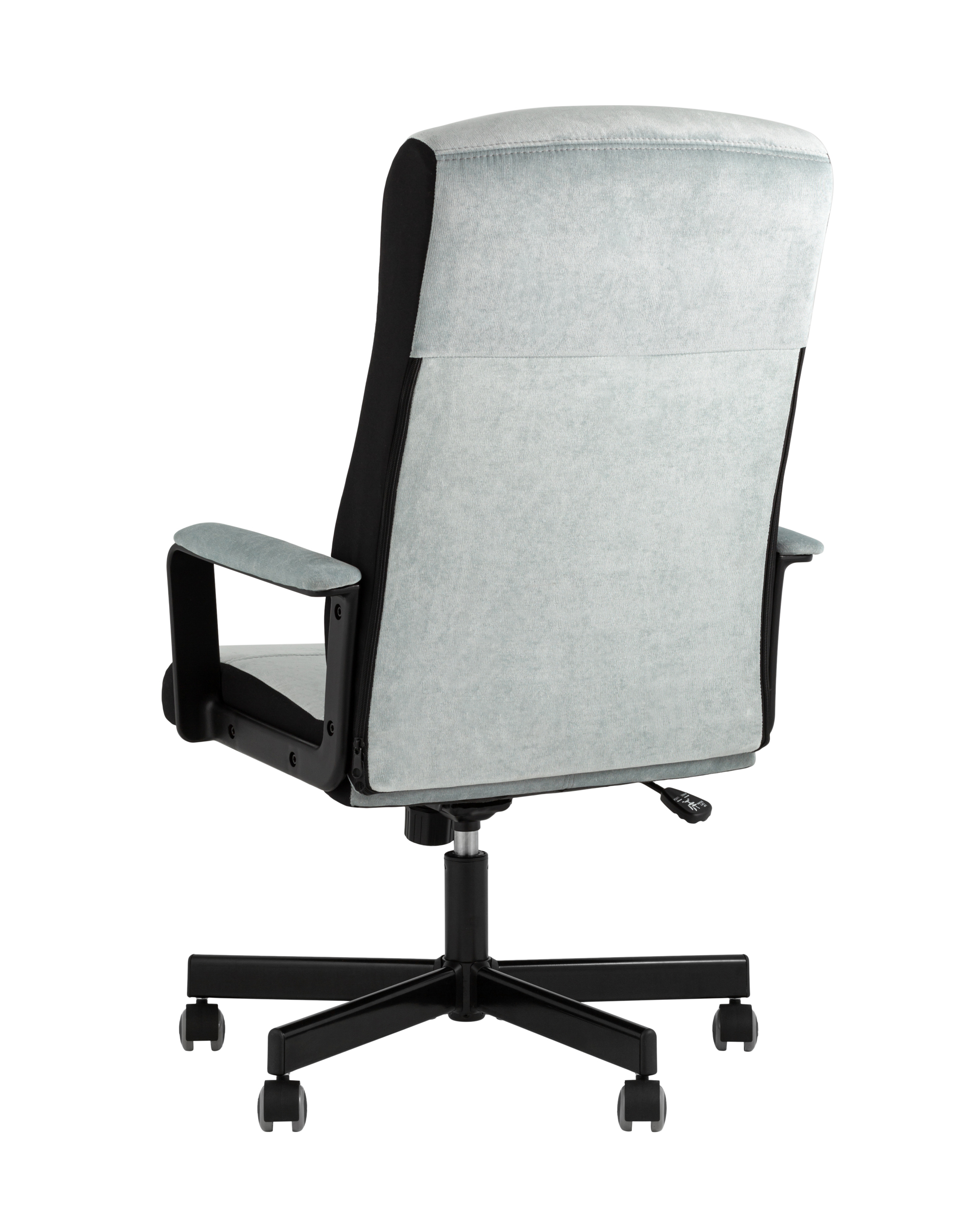 Кресло руководителя TopChairs ST-DOMINGO серо-голубой Stool Group