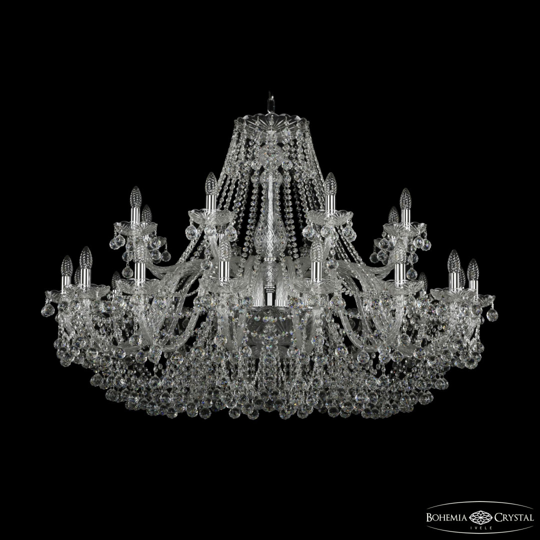 Люстра хрустальная 1409/16+8/460 Ni