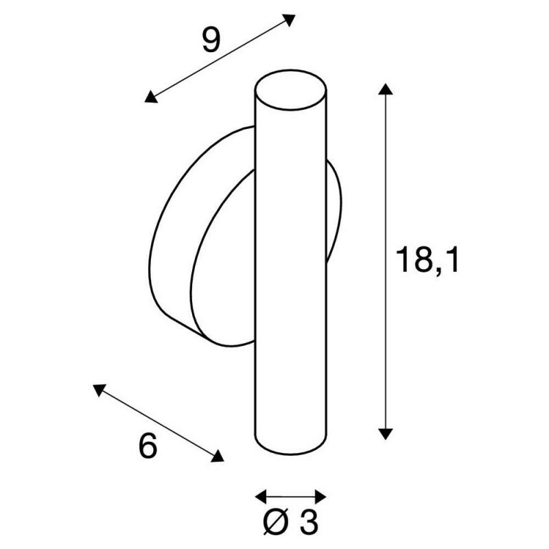 Настенный светильник SLV 1000676