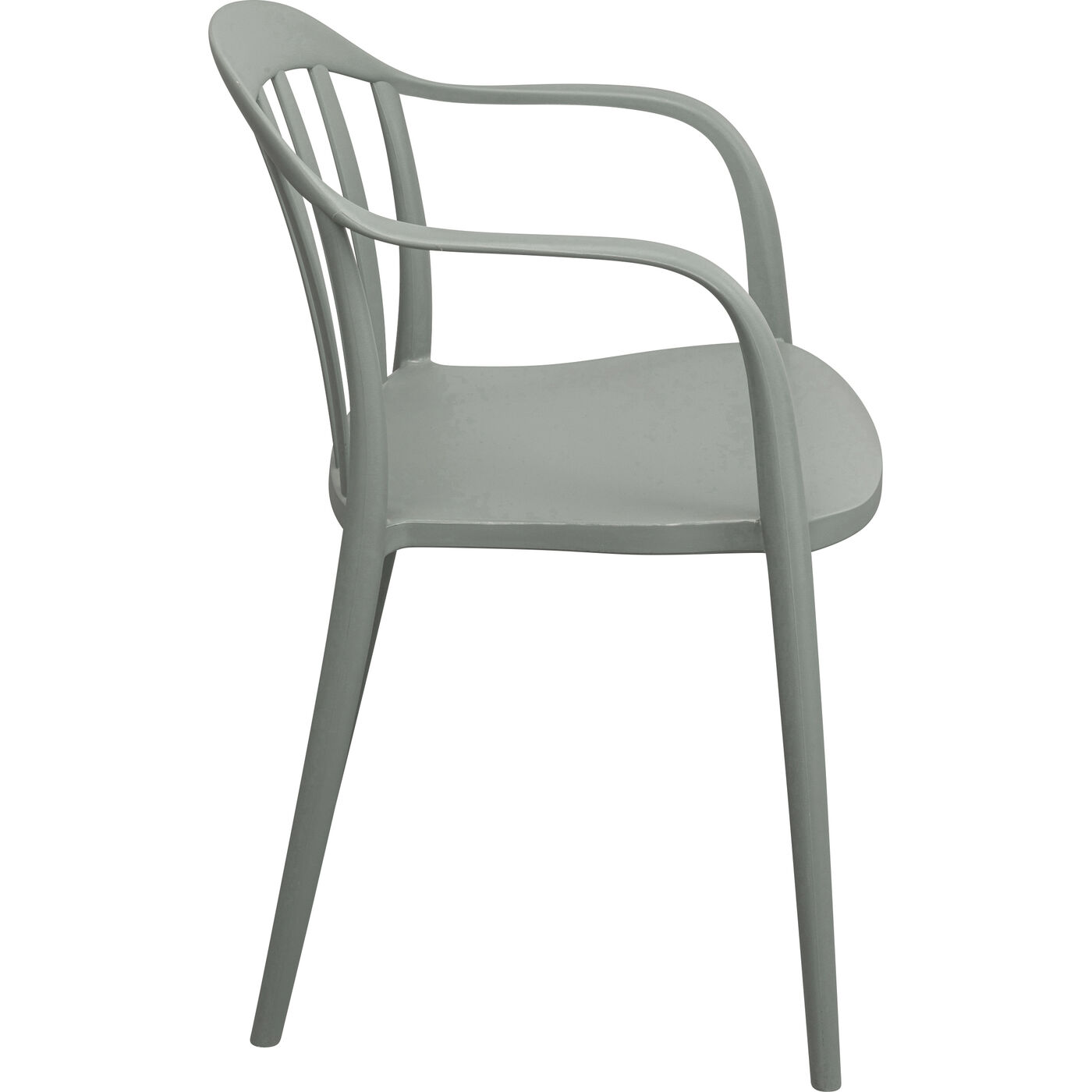 Стул с подлокотниками Flores Grey Green KARE 75723