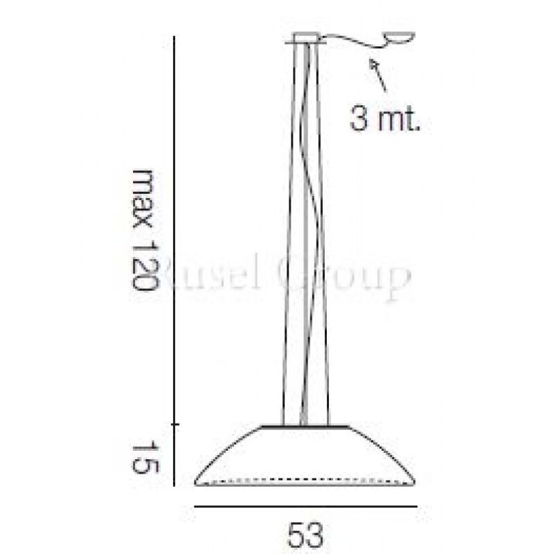 Подвесной светильник Vistosi INFINITA SP 53 D1