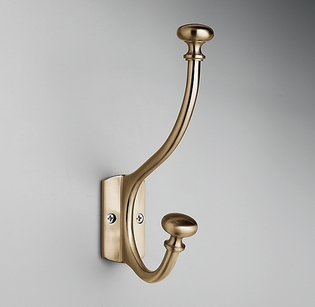 Крючок Restoration Hardware Aubrey Aged Brass