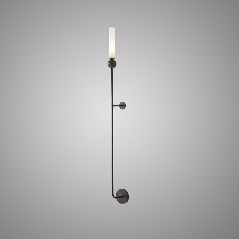 Настенный светильник CYLINDER WALL H115 Black by ImperiumLoft