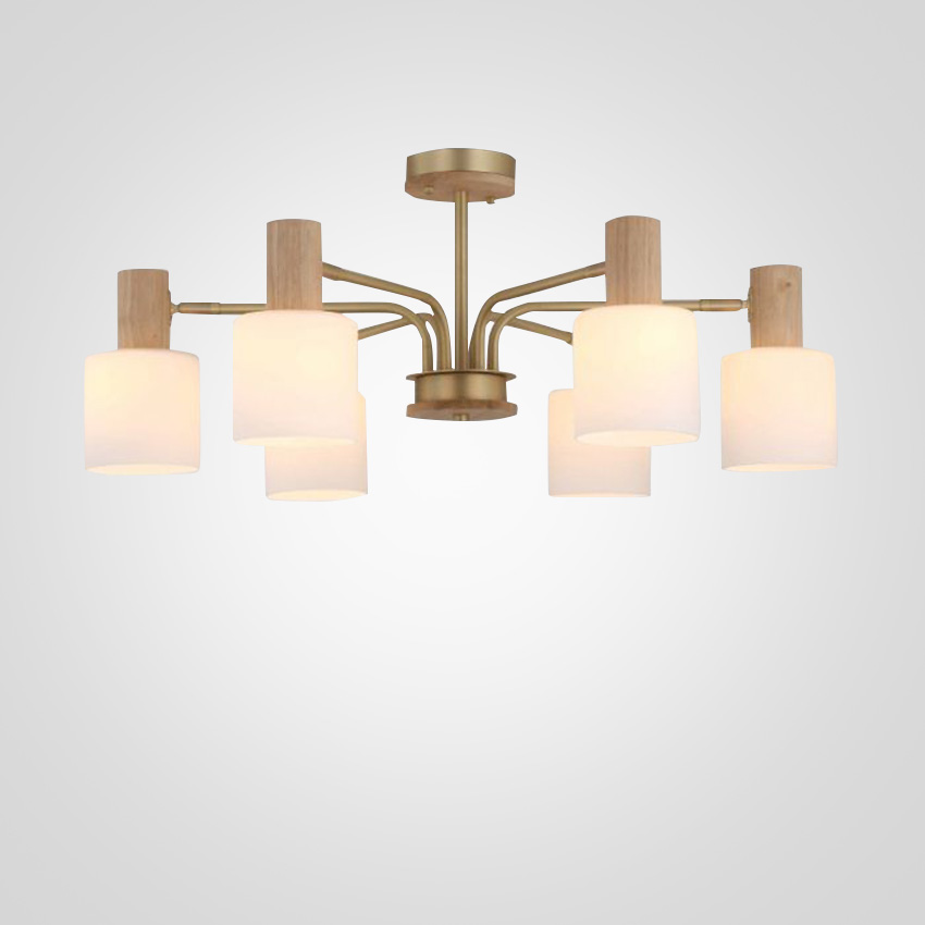 Подвесная люстра INGRID 6 glass by ImperiumLoft