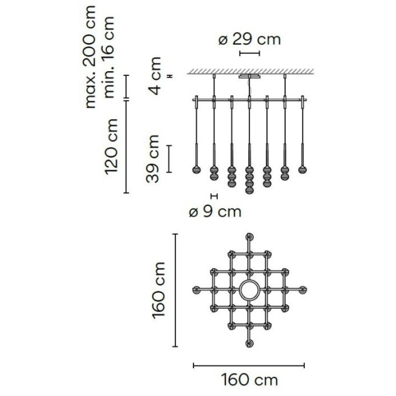ПОДВЕСНОЙ СВЕТИЛЬНИК  VIBIA Algorithm 0865