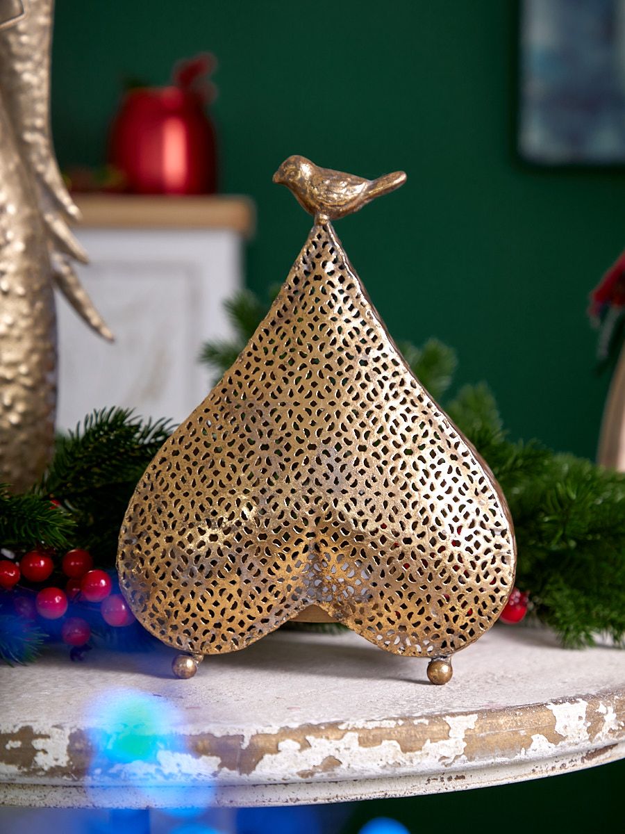 Подсвечник с птичкой Glasar 57-466