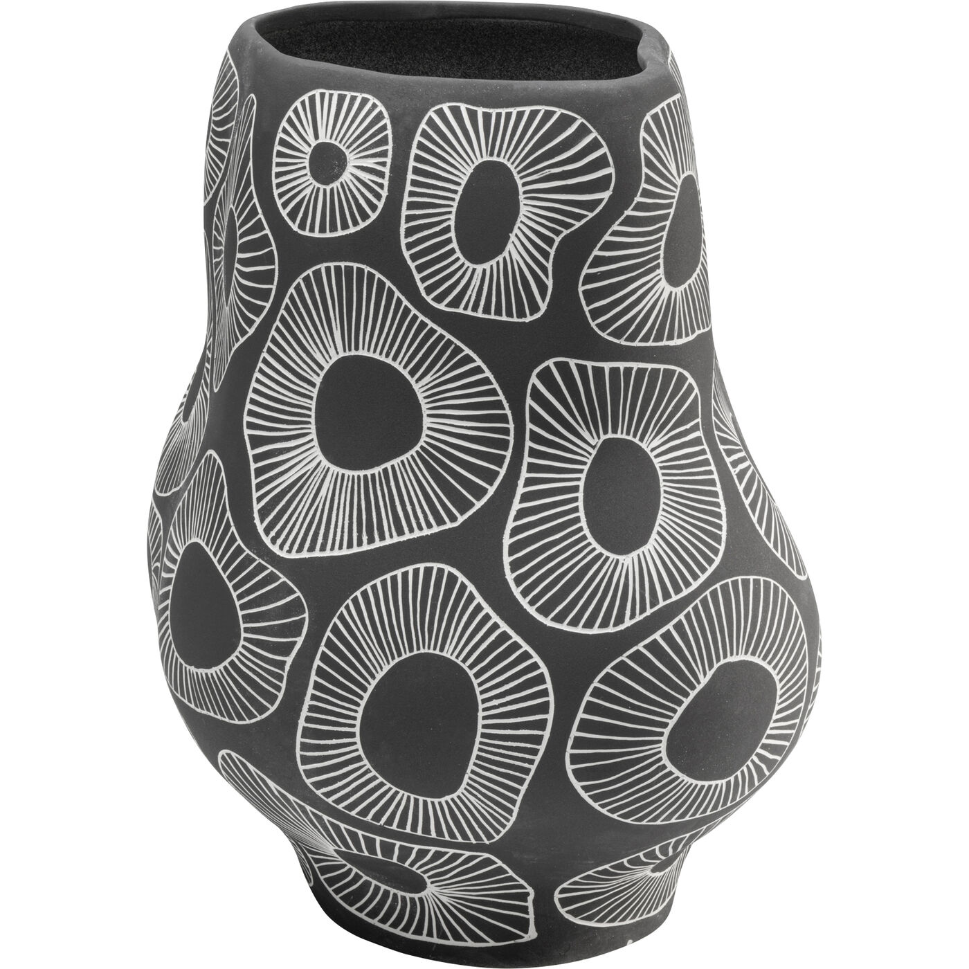 Ваза Anemone Grey 33cm KARE 57499