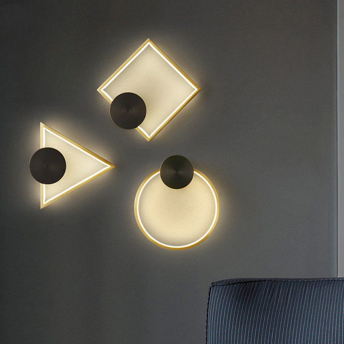 Настенный светильник WOLKE WIDE L28 Brass by ImperiumLoft