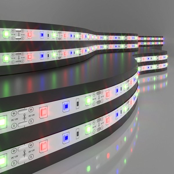 Лента Elektrostandard 2835 12V 60Led 4,8W IP20 RGB