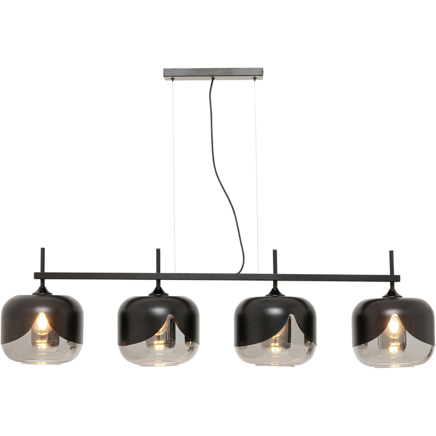 Светильник подвесной Smoke Goblet Quattro Ø25cm KARE 56556