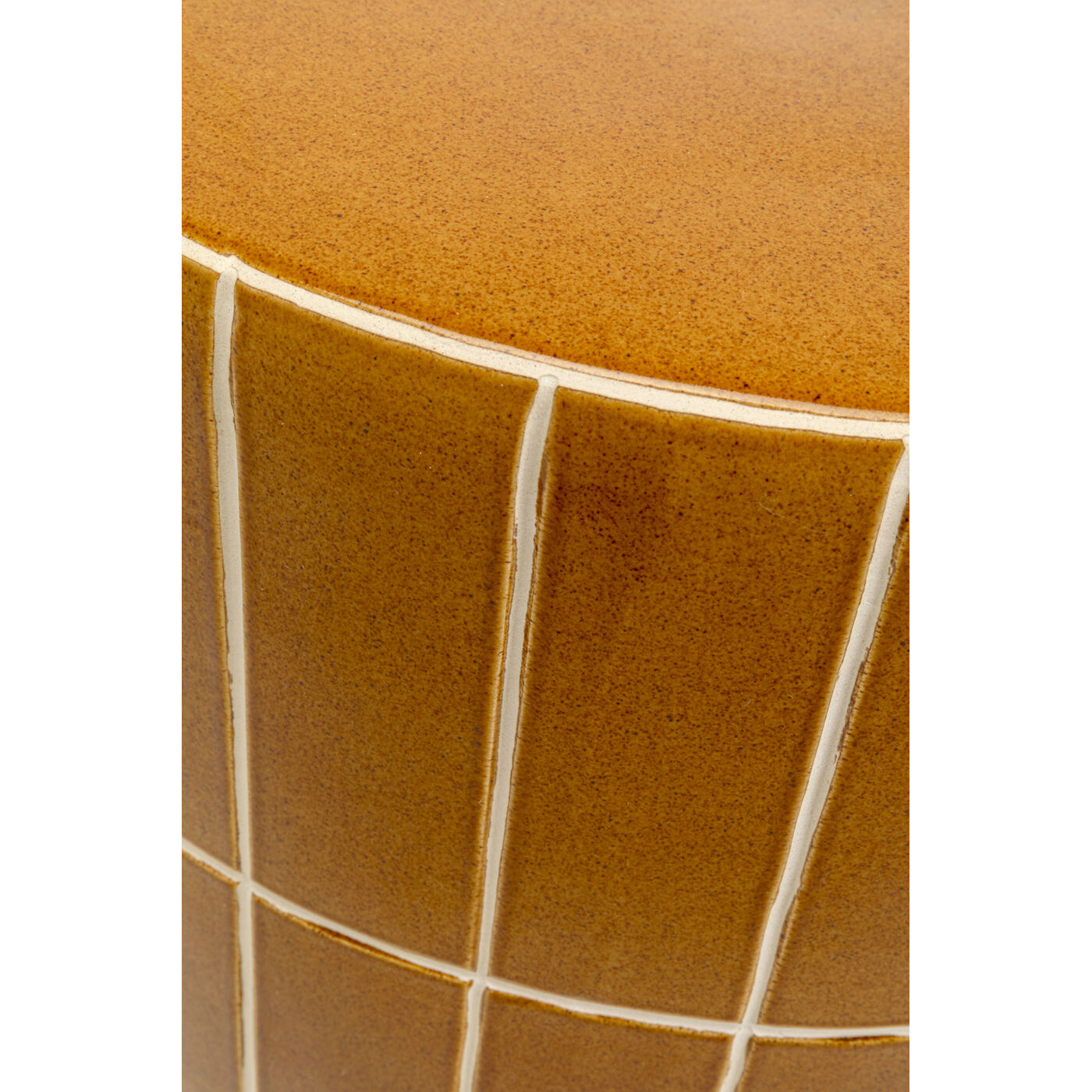 Стол приставной Bliss Tile Orange Ø42cm KARE 71027