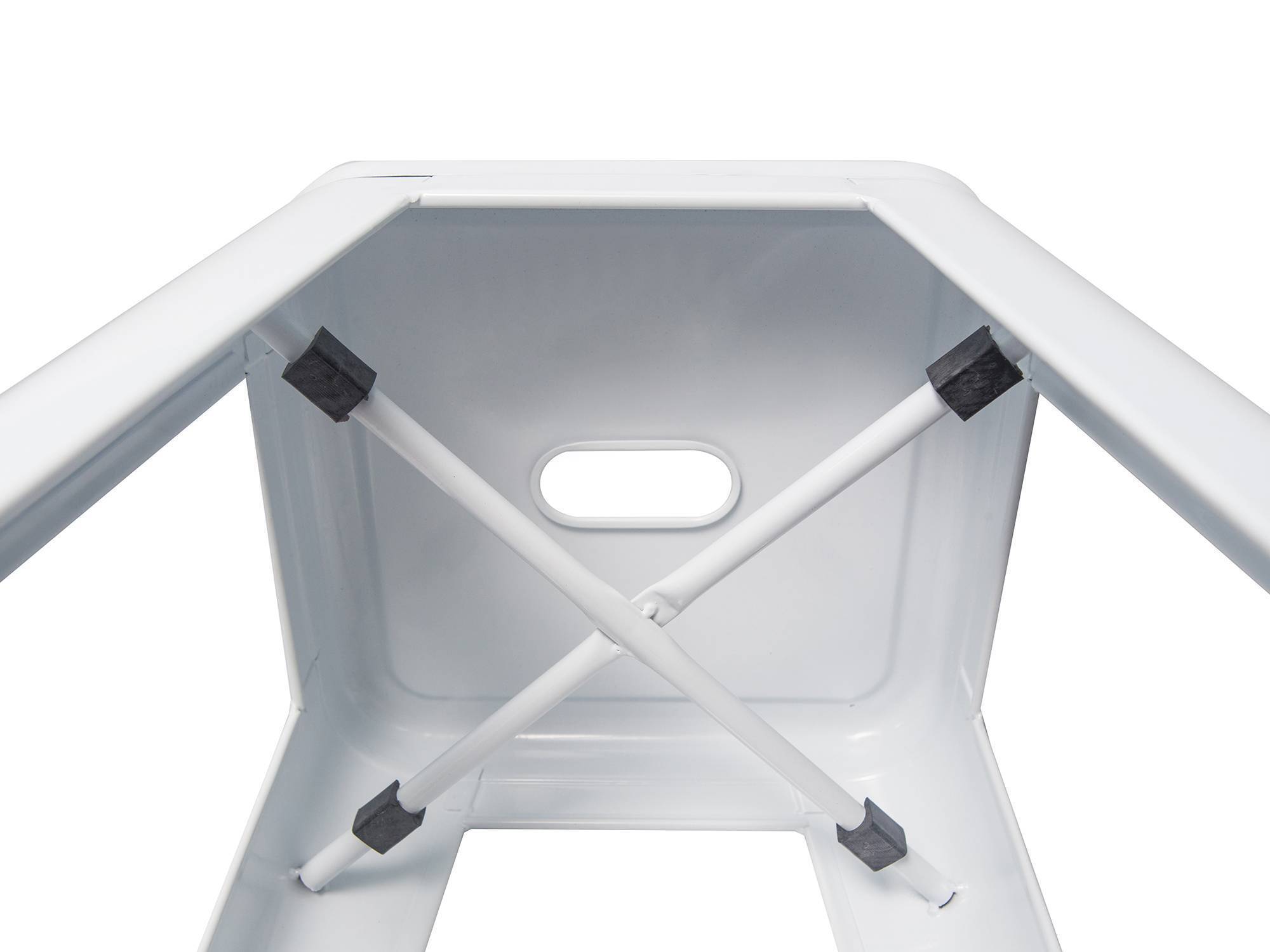 Стул барный TOLIX белый глянцевый Stool Group