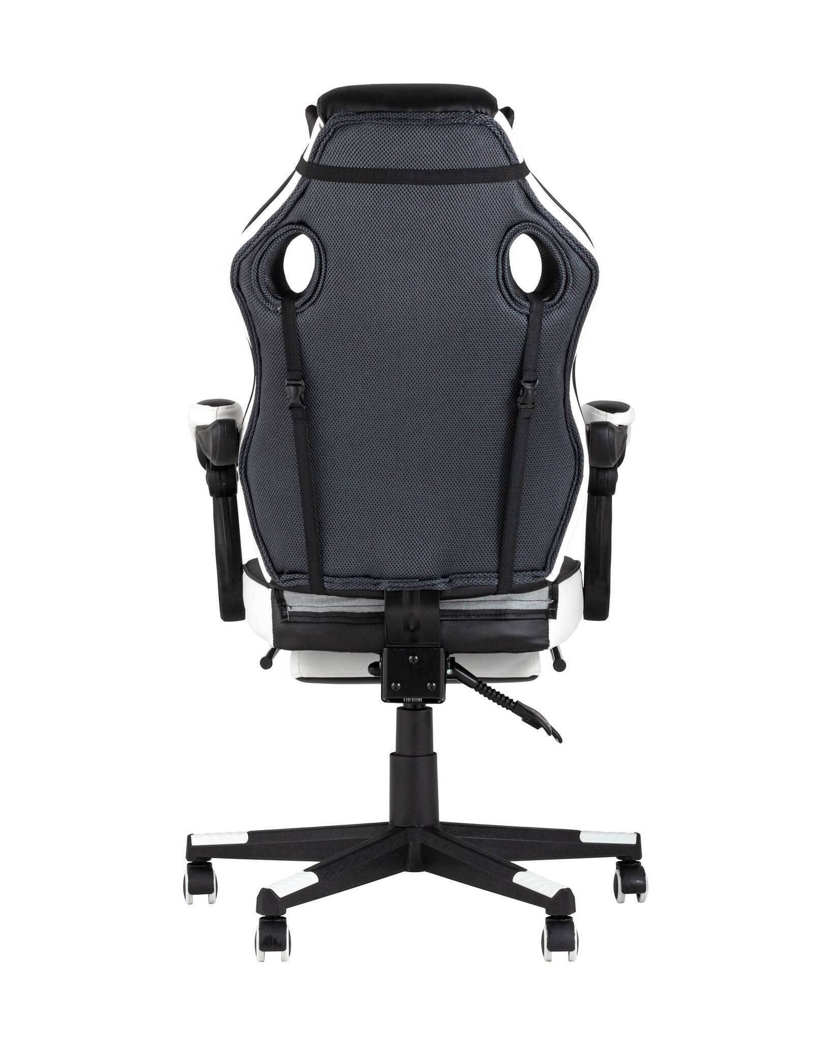 Кресло игровоеs Virage черно-белое TopChairs
