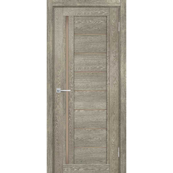 Межкомнатная дверь Graf ТЕХНО-801 бронза сатинат Гриджио (1900 х 600)