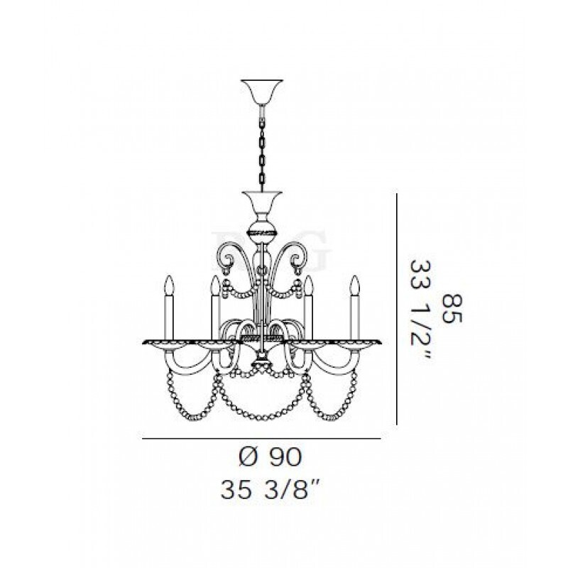 Люстра De Majo 6019 K6