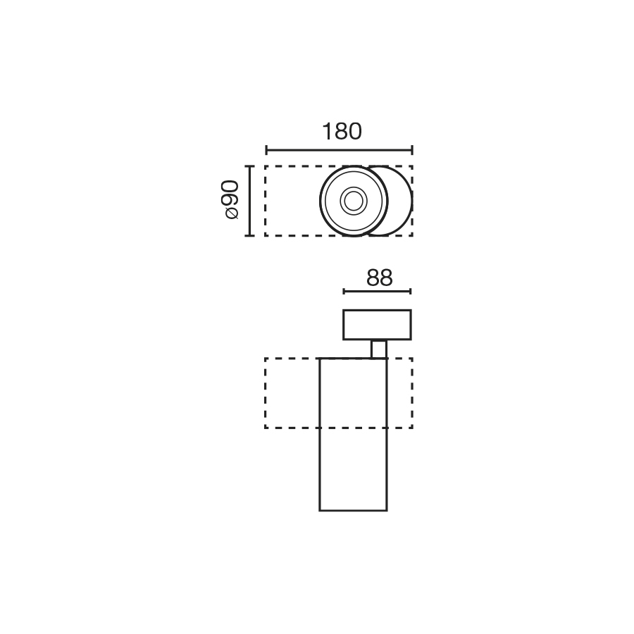 Проектор Fost SURFACE Ш90 42W белый 38° BREAD Faro