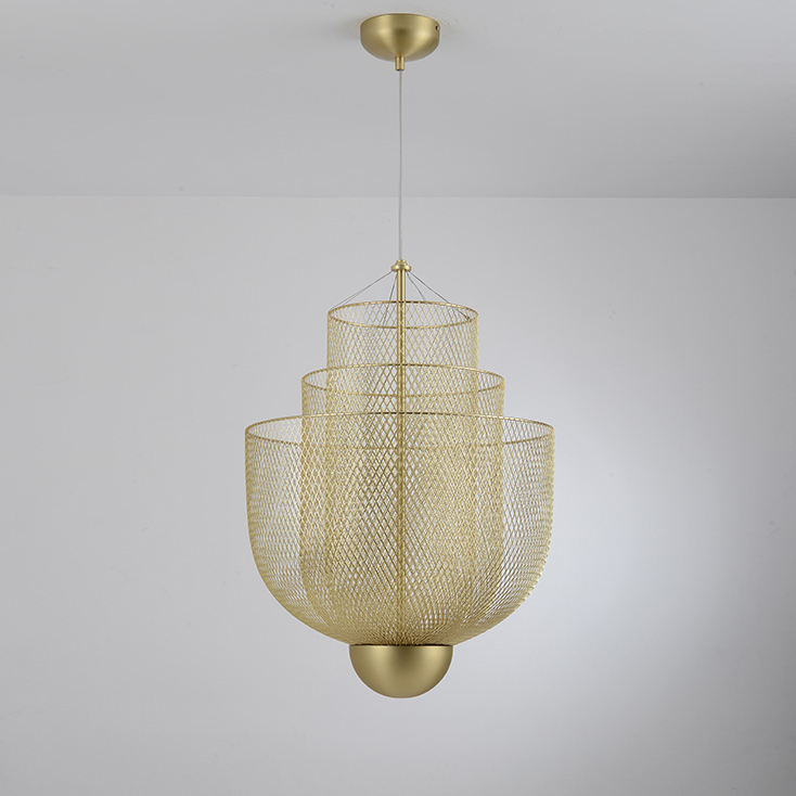 Подвесная люстра MESHMATICA D60 Gold by ImperiumLoft