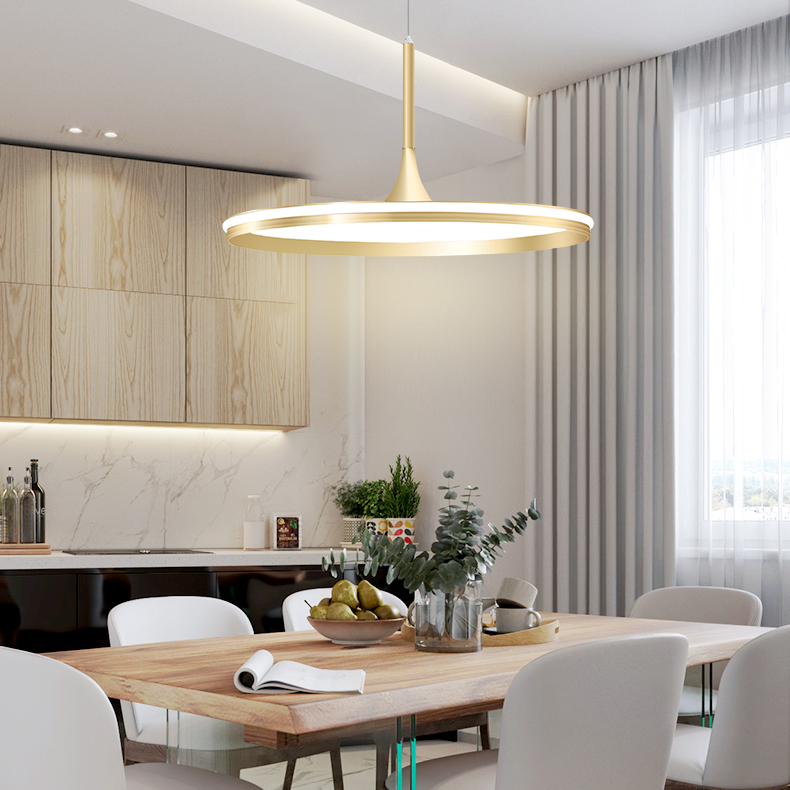 Подвесной светильник DANIKA D40 Brass 4000К by ImperiumLoft