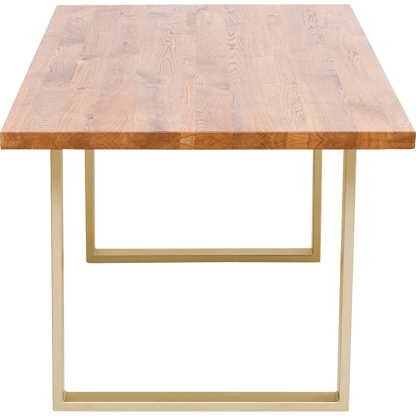 Стол Jackie Oak Brass 200x100 см KARE 84606