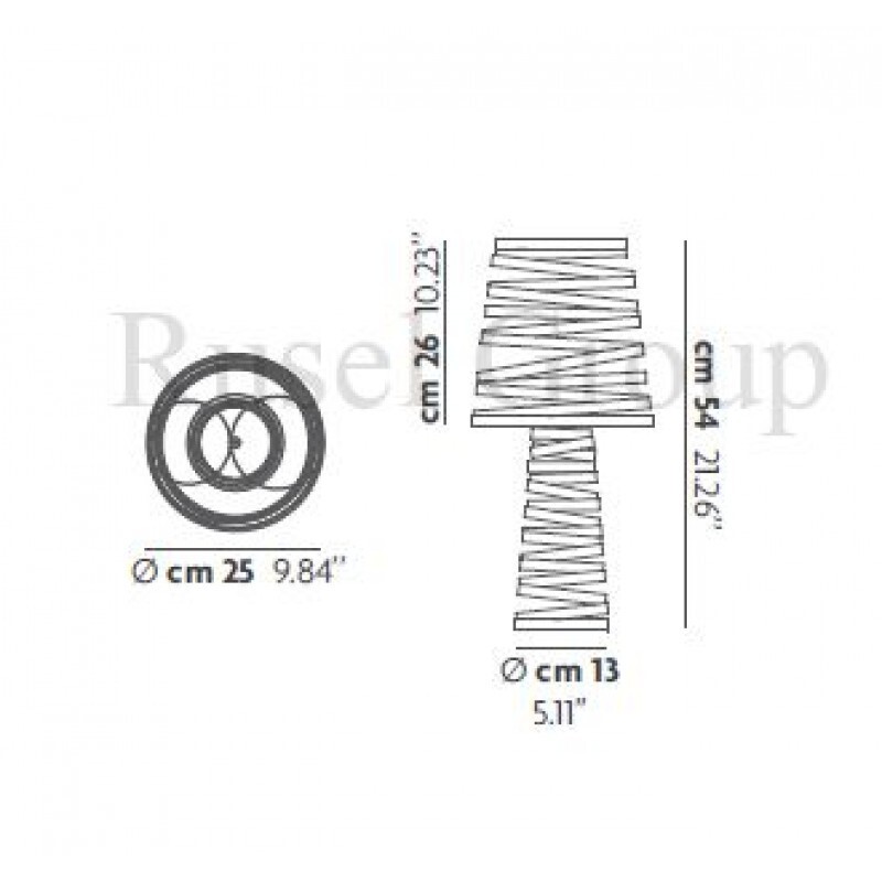 Настольная лампа Studio Italia Design CURL MY LIGHT TA