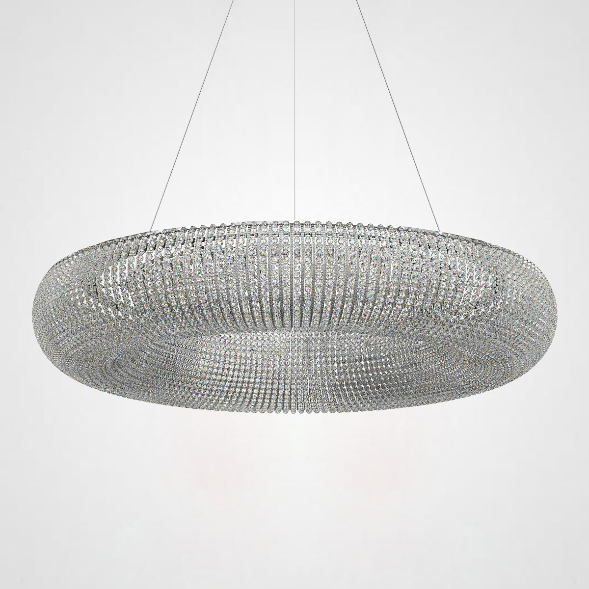 Подвесной светильник Crystal Halo D50 Silver by ImperiumLoft