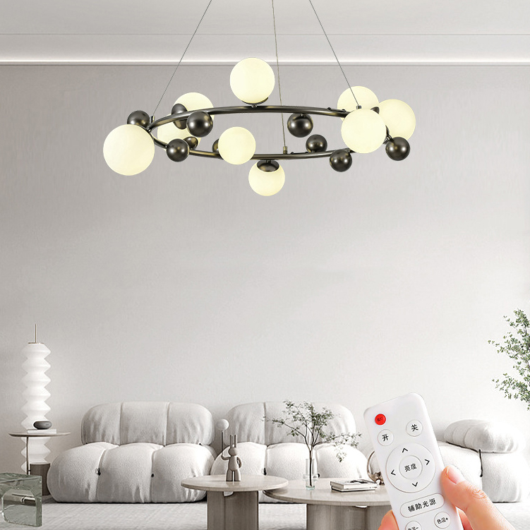 Кольцевые люстры и светильники DONALD D80 by ImperiumLoft