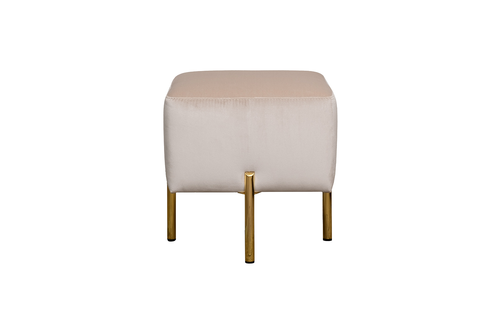 Пуф Mario вельвет экрю Velv ECRU 42*42*44 Garda Decor MARIO-Velv ECRU