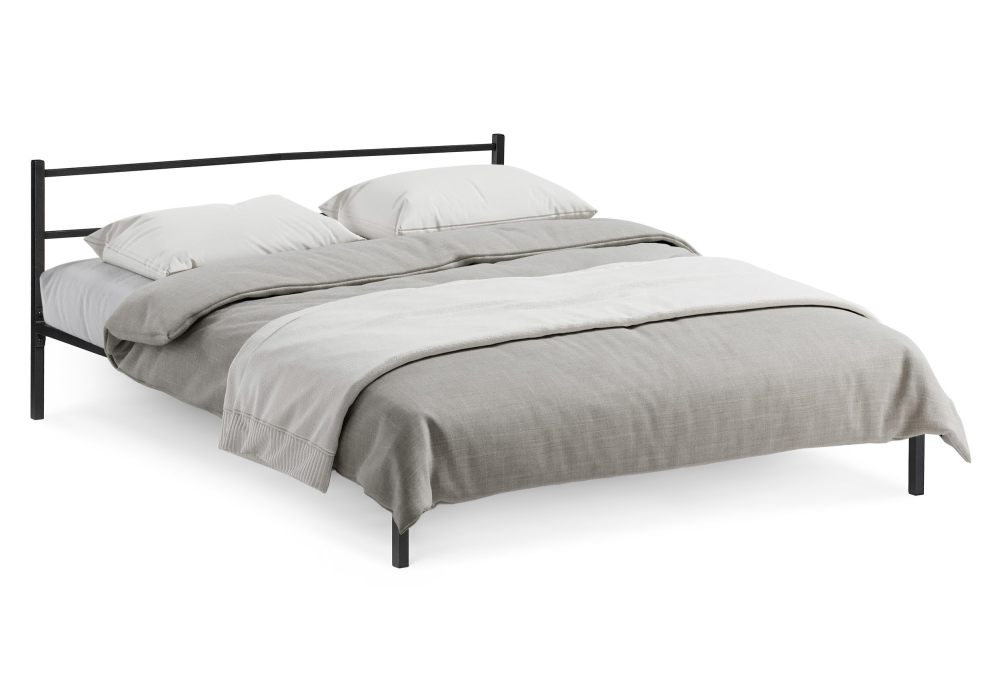 Кровать Woodville Фади 120х200 черная 491584
