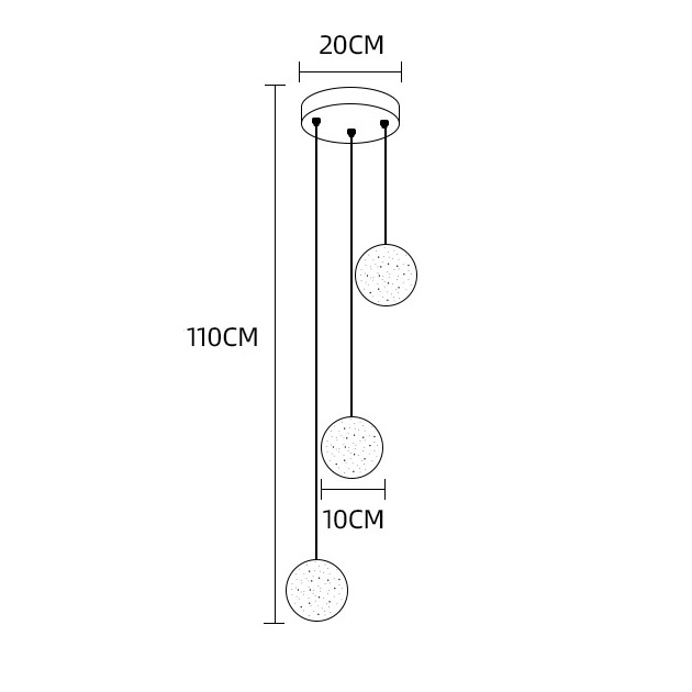 Подвесной светильник FRESH MORE L3 Диск by ImperiumLoft
