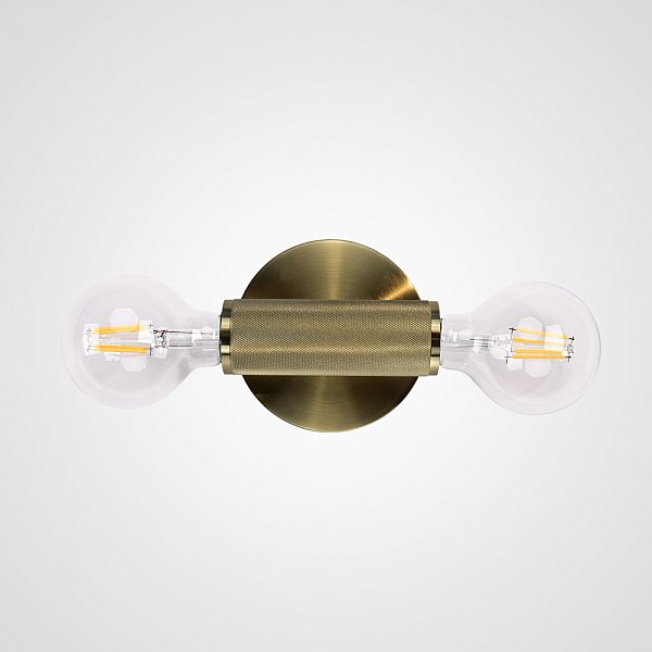 Бра RH Utilitaire Inline Sconce Brass by ImperiumLoft