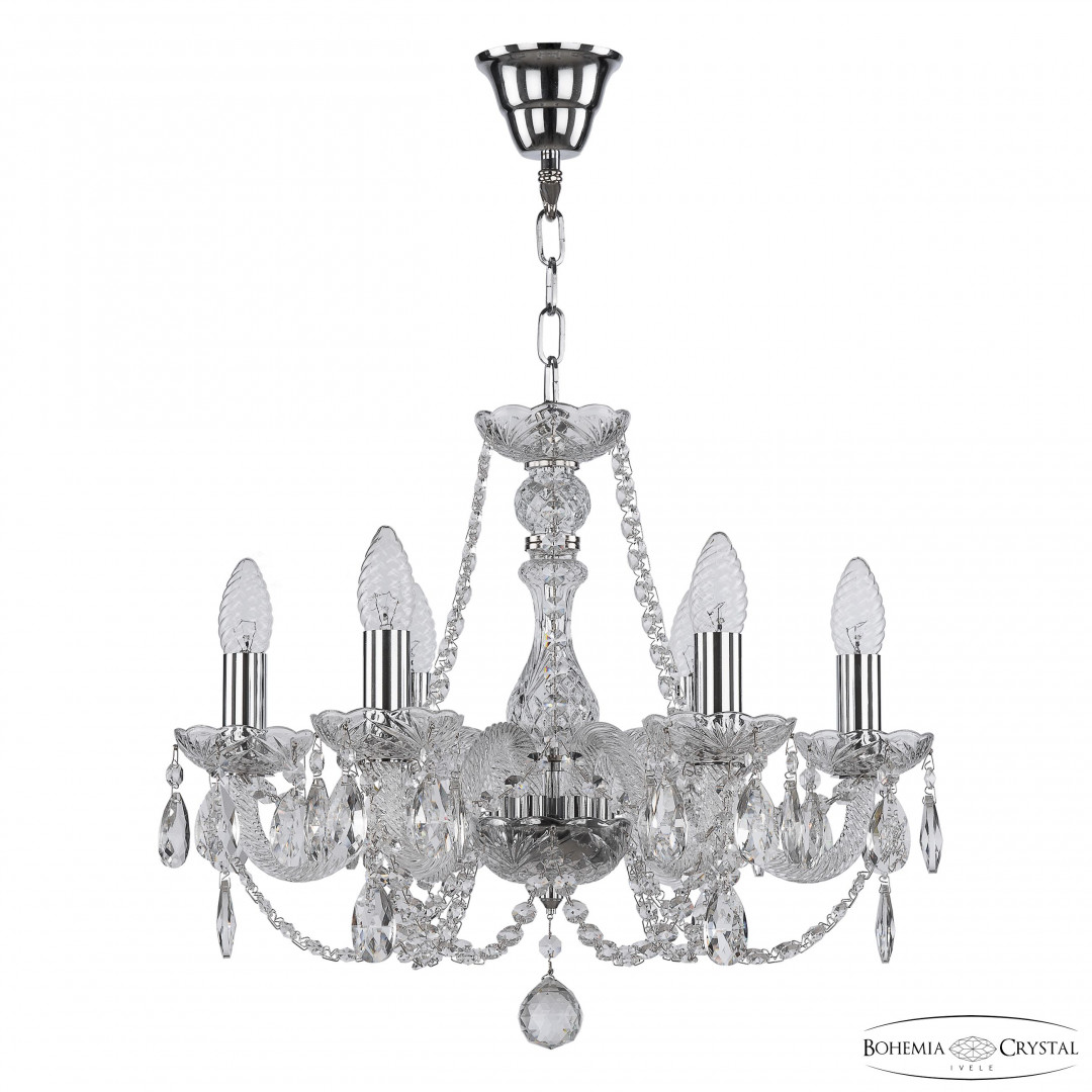 Люстра хрустальная 101/6/165 Ni Bohemia Ivele Crystal
