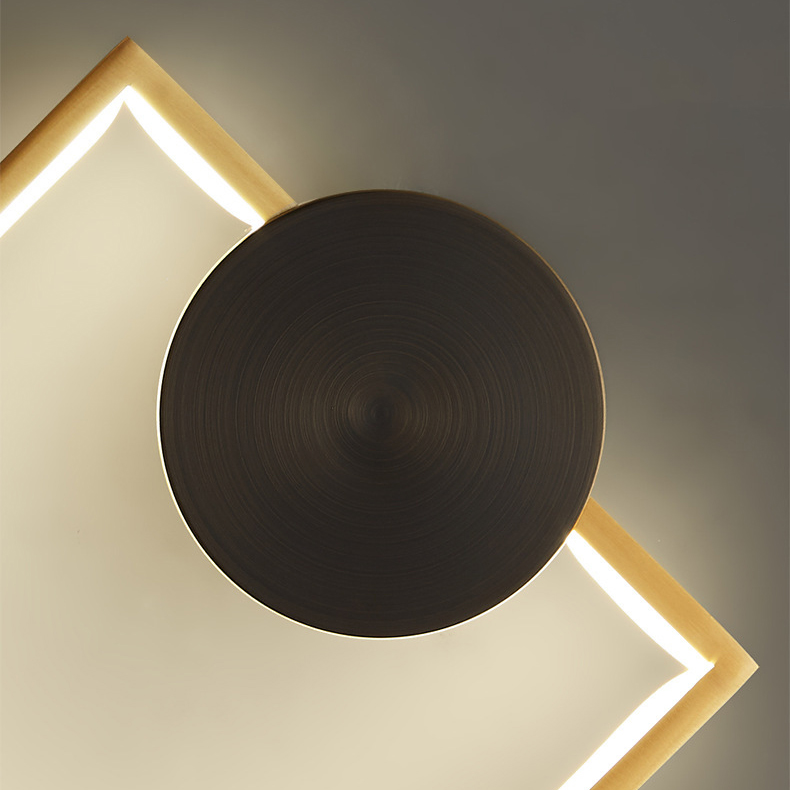 Настенный светильник WOLKE WIDE L28 Brass by ImperiumLoft