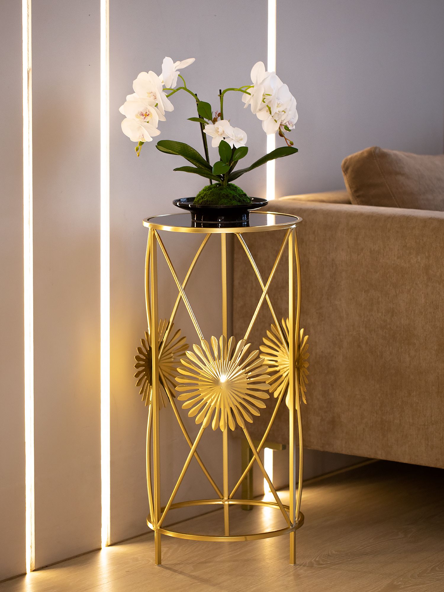 Столик интерьерный Солнце Glasar 54-159