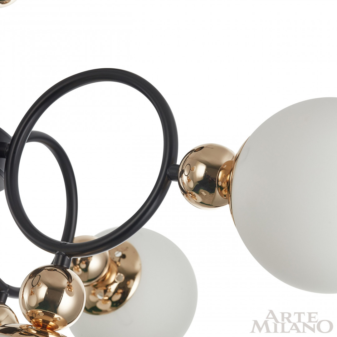 Люстра 274307/8 BK/GD Arte Milano