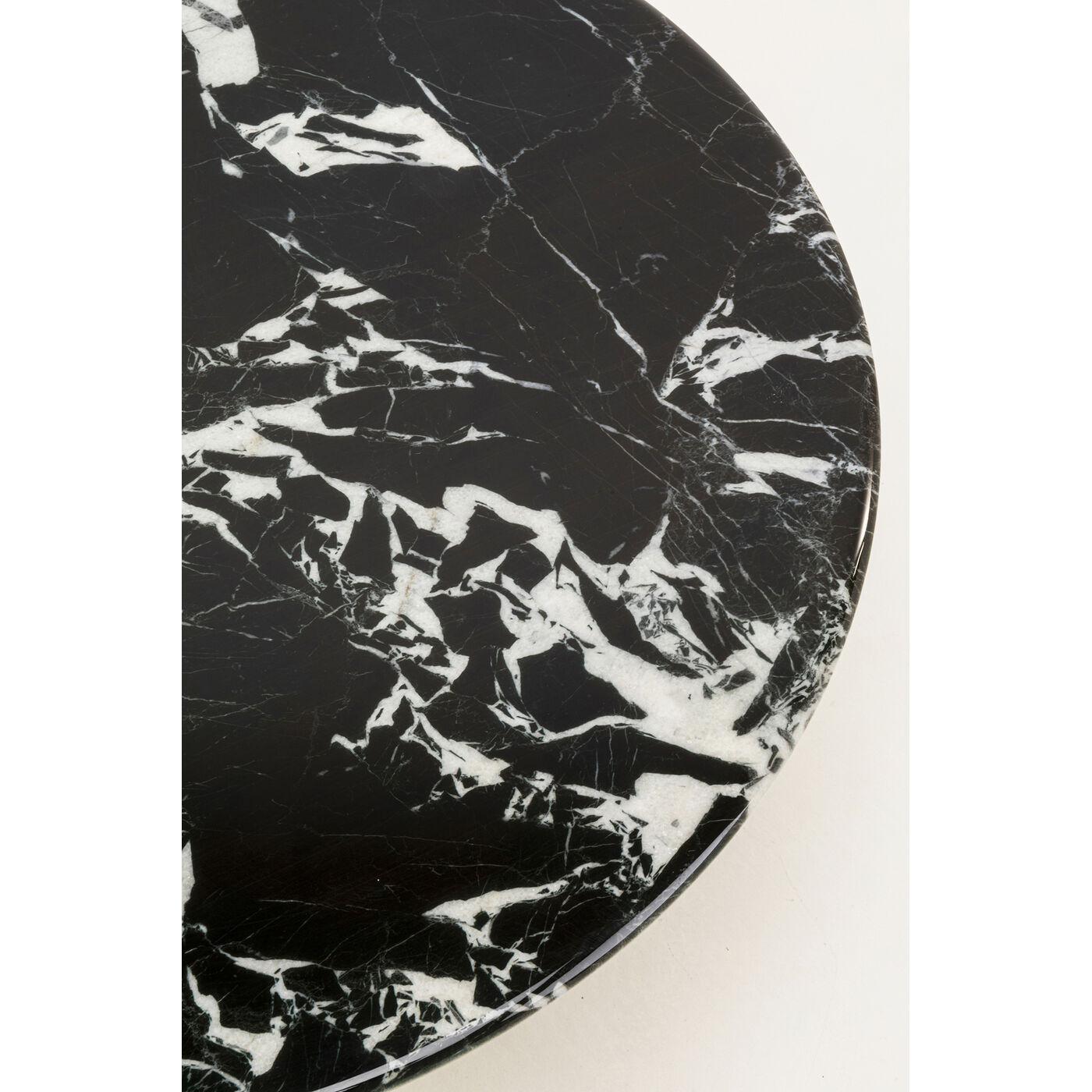 Стол кофейный Mambo Black Ø80cm KARE 70274