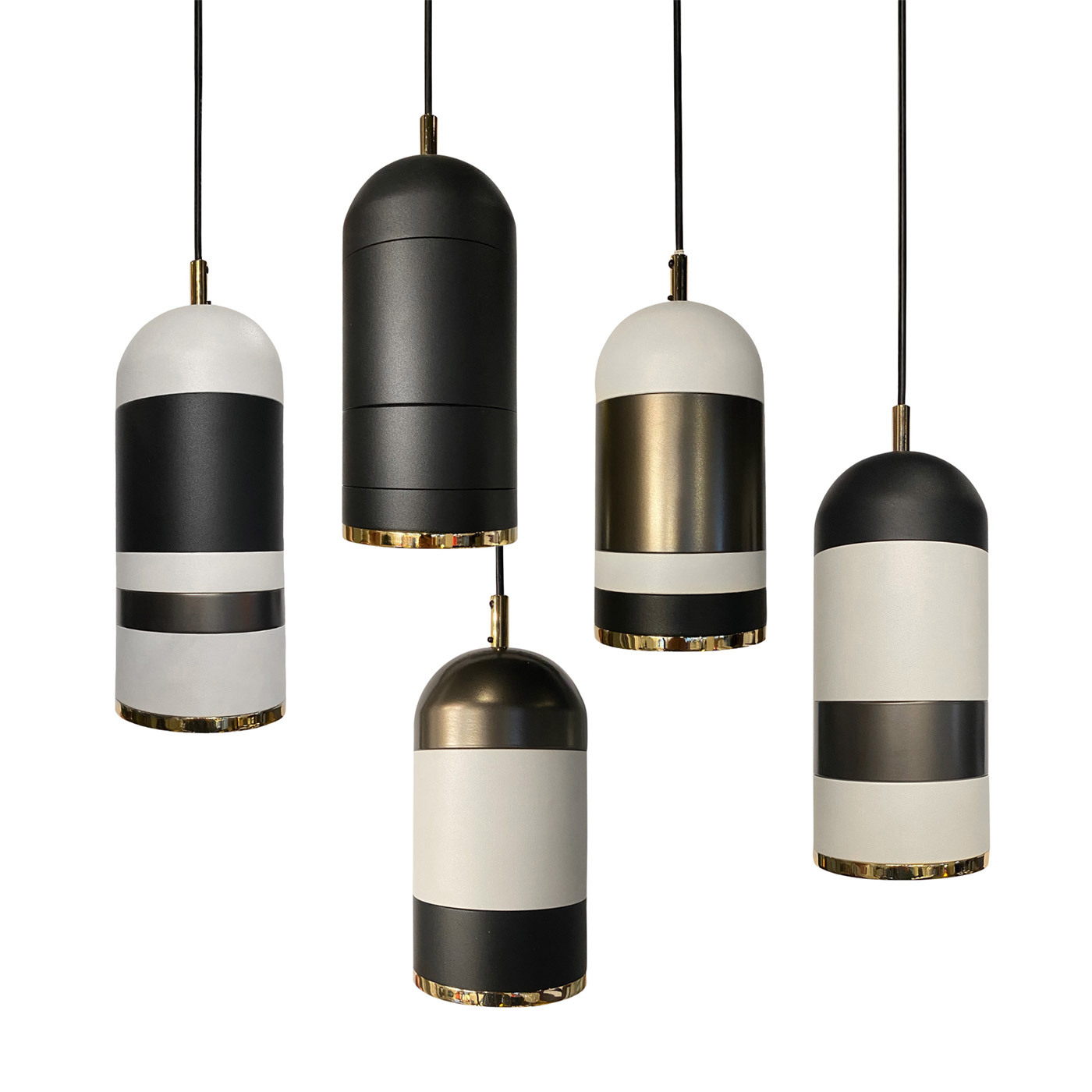 Подвесной светильник Selene Illuminazione Elementi titanio 1079-080 Подвесной светильник Selene Illuminazione Elementi titanio 1079-080