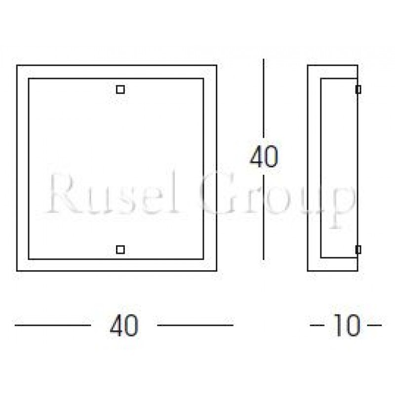 Настенно-потолочный светильник Linea Light Nove99 71228